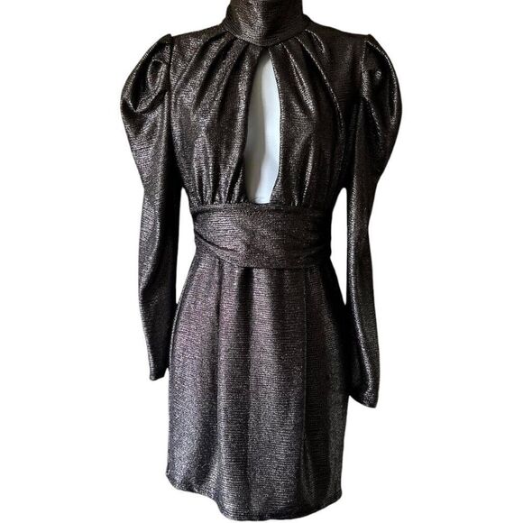 Fashion Queen Mock Neck Mini Dress - Picture 1 of 11